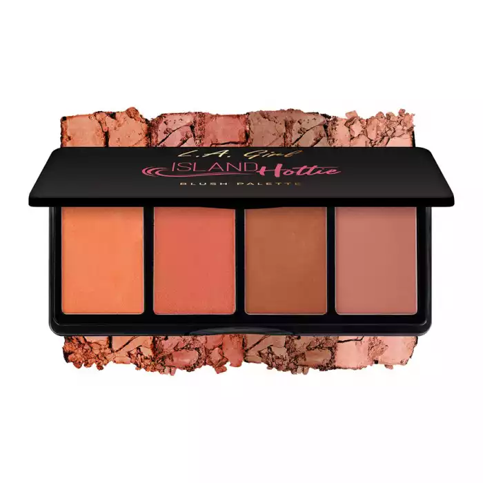 L.A Girl Island Hottie Blush Palette -We’re excited to show off our NEW Fanatic Blush Palette collection. 2 unique palettes focused on gorgeous blushes shades. Grab a brush and show those cheeks some love. 2 shimmer sha | Veela Beauty L | فييلا بيوتي