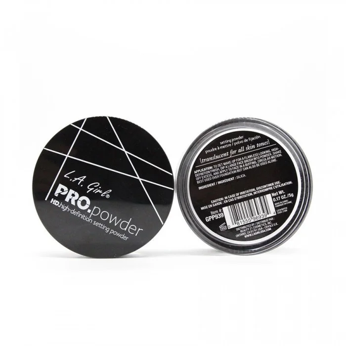 L.A.Girl High Definition Setting Powder Translucent - شفاف ومناسب لجميع ألوان البشرة