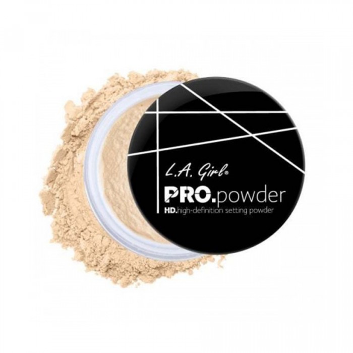 L.A.Girl High Definition Setting Powder Banana Yellow -Provides a natural, matte and flawless finish -Sets makeup for a long time -Preps and primes -Evens out complexion -Brightening and balancing skin tone | Veela Beauty L | فييلا بيوتي