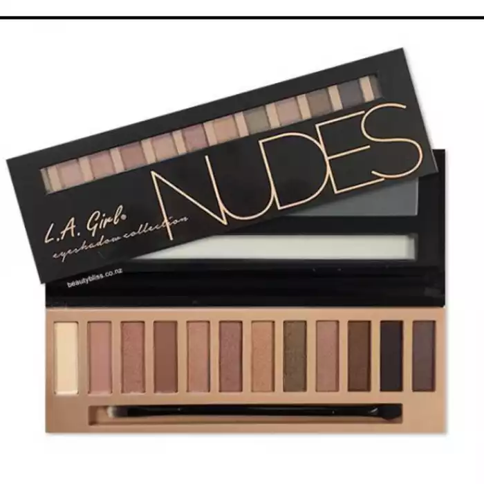 L.A Girl Nudes Beauty Brick Eyeshadow Palette -The variety of colors and textures in the Beauty Brick Eyeshadow Collection include shimmer and matte shades making these captivating palettes very versatile to go from an e | Veela Beauty L | فييلا بيوتي