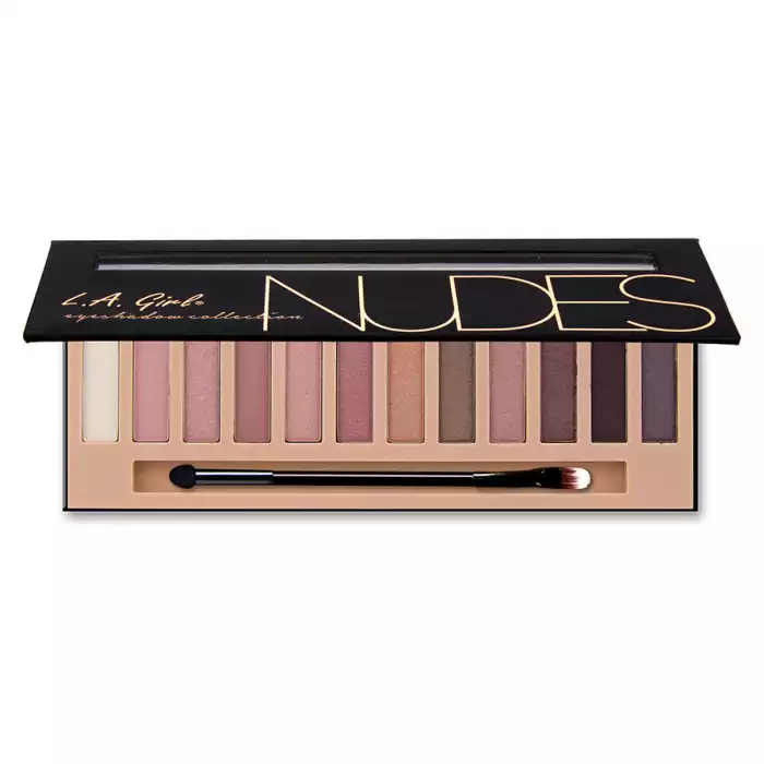 L.A Girl Nudes Beauty Brick Eyeshadow Palette -The variety of colors and textures in the Beauty Brick Eyeshadow Collection include shimmer and matte shades making these captivating palettes very versatile to go from an e | Veela Beauty L | فييلا بيوتي