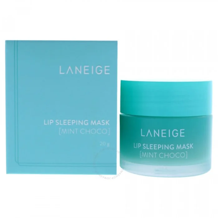 If you love LANEIGE Lip Sleeping Mask, then you will love it in the new flavor, Mint Choco! Your sleep will be made sweeter with this refreshing overnight leave-on lip treatment formulated to transform dry, dull chapped | Veela Beauty If you love LANEIGE Lip Sleeping Mask, then you will love