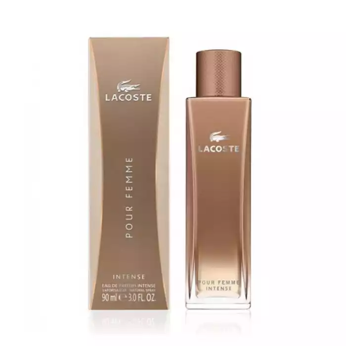 Pour Femme Intense is a popular perfume by Lacoste The fragrance was released in 2018. Suitable for fall & Winter, recommended for Daily wear & work The scent is creamy-sweet. Lacoste Pour Femme Intense by Lacoste Perfum | Veela Beauty Pour Femme Intense is a popular perfume by Lacoste The