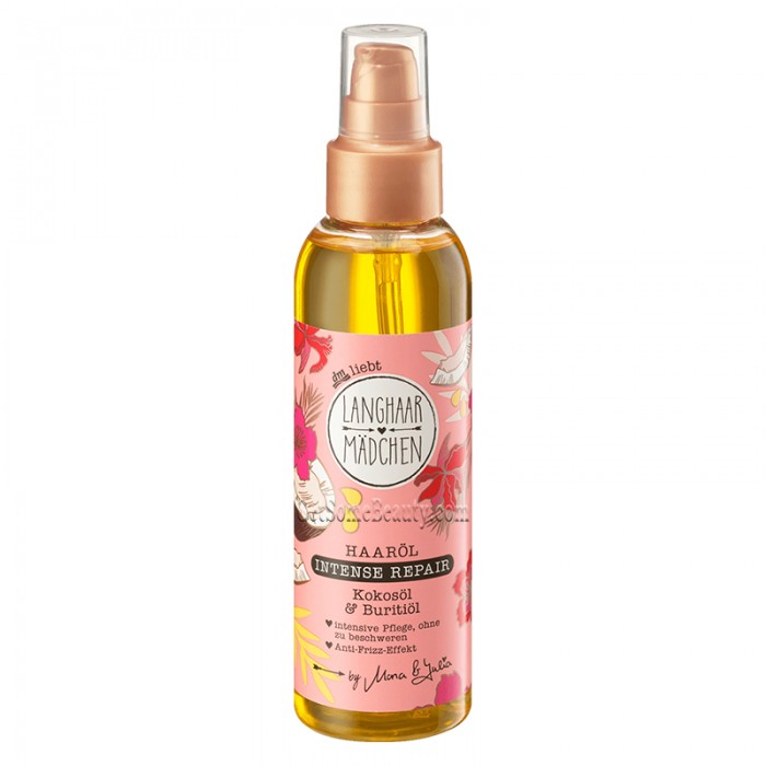 Long Haired Girl Hair Oil Intense Repair 150 Ml Langhaarmädchen Intense Repair hair oil represents intensive care without burden