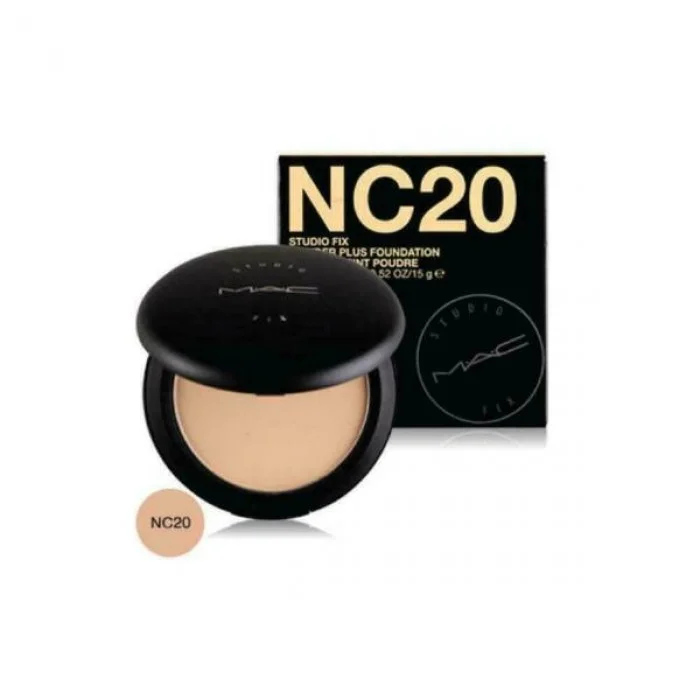 كريم أساس ماك nc20 - بودرة وكريم أساس بخطوة واحدة يمنحان البشرة لمسة نهائية ناعمة وخالية من العيوب مع تغطية متوسطة إلى كاملة. - متوفر بمجموعة واسعة من الألوان. - يدوم طويلاً 8 ساعات يقلل من ظهور المسام. - يتحكم في الزيت | فييلا بيوتي كريم أساس ماك nc20 | فييلا بيوتي