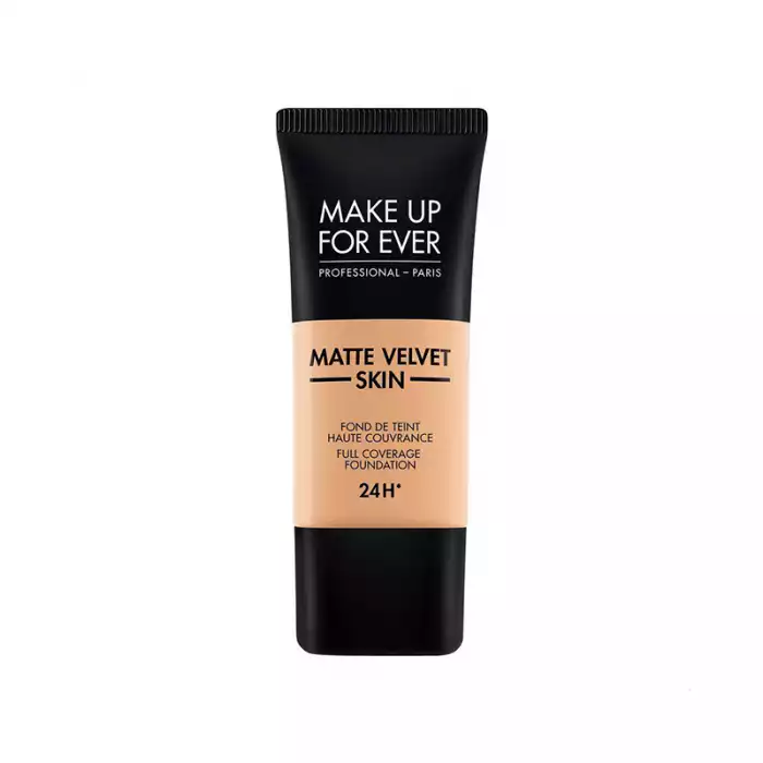 -A full-coverage face foundation with a creamy, blendable formula that reduces shine while smoothing skins texture. -A foundation with Flexi-fit technology that ensures a matte look that lasts all day without cracking, | Veela Beauty -A full-coverage face foundation with a creamy, blendable