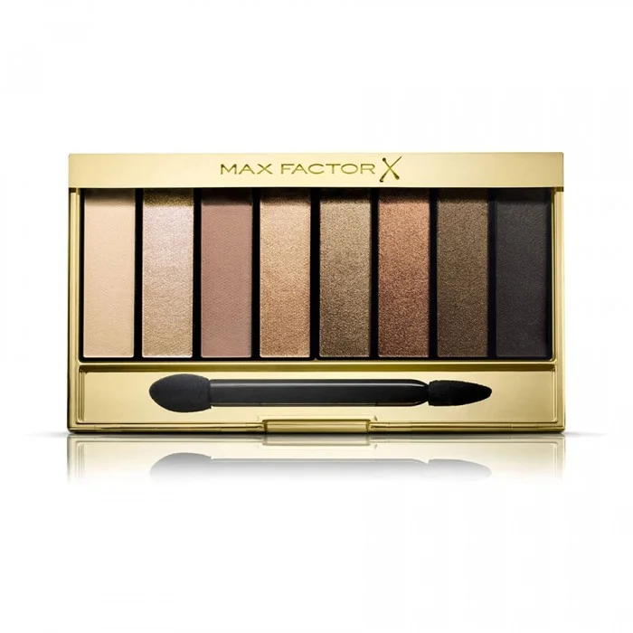 Max Factor Masterpiece Nude Palette Contouring Eye Shadows 02 Golden Nudes -Endless look combination, from pale to deep neutral. -8 neutral shades, for a daily nude look or a subtle Smokey eye. -The baked formula gives m | Veela Beauty Max Factor Masterpiece Nude Palette Contouring Eye Shadows