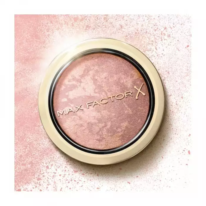 Max Factor Creme Puff Blush 05 Lovely Pink -Sometimes all you need is a burst of color and other times you want a more powerful definition and sculpting. - Max Factor Cream Puff Blusher is designed for effortless blendin | Veela Beauty Max Factor Creme Puff Blush 05 Lovely Pink | فييلا