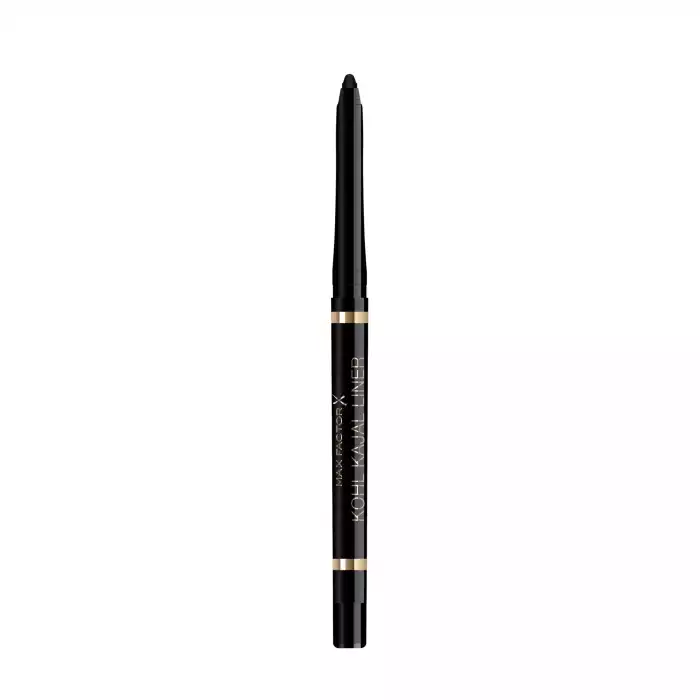 Create an intense and dramatic look! Max Factor Masterpiece Kohl Kajal Eyeliner creates effortlessly intense eye looks that last all day. The buttery soft formula makes application smooth and is ideal for sensitive eyes. | Veela Beauty Create an intense and dramatic look | فييلا بيوتي