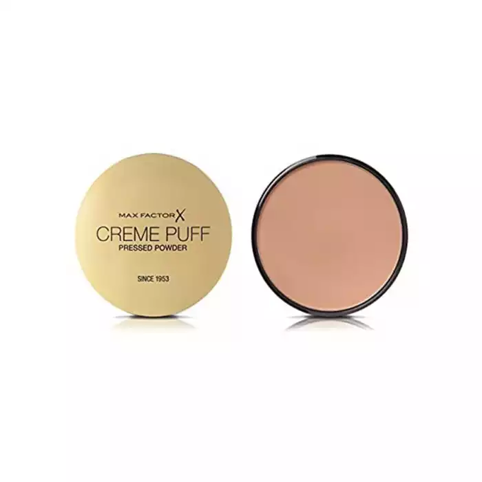 -Glamorous skin is simple to achieve with the luxurious finish of this med-high coverage powder make-up compact coming as a refill. -Max Factor Creme Puff is a classic pressed powder that can also act as a foundation. -I | Veela Beauty -Glamorous skin is simple to achieve with the luxurious