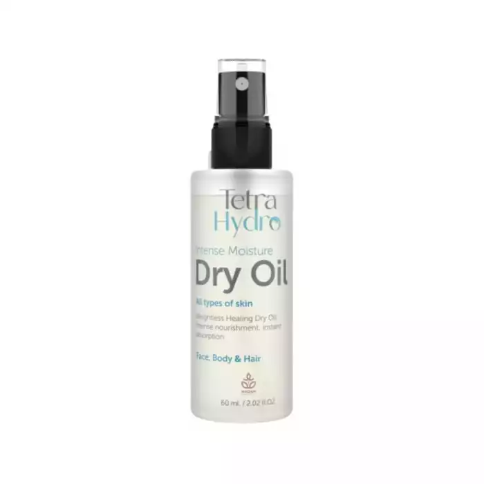 Tetra Hydro Intense Moisture Dry Oil 60ml A lightweight, fast-absorbing dry oil designed for most skin types, enriched with Tetra Hydro Intense Moisture Dry Oil 60ml A lightweight, fast-absorbing dry oil designed for most skin types, enriched with