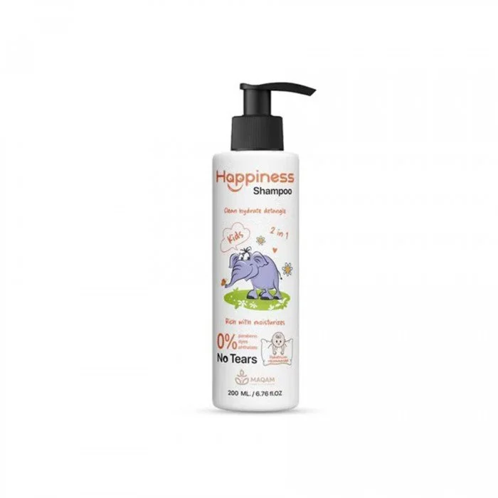 Happiness Baby Shampo 200 Ml Suitable for all hair types, this gentle daily shampoo is specially formulated for babies and Happiness Baby Shampo 200 Ml Suitable for all hair types, this gentle daily shampoo is specially formulated for babies and