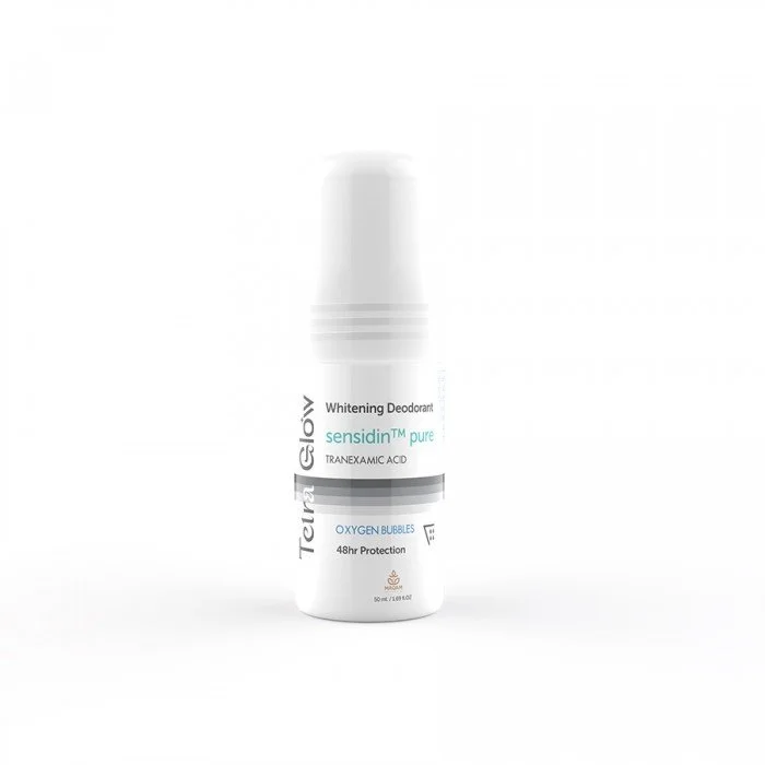 Tetra Glow Whitening Deodorant Oxygen Bubbles 50ml For All Skin Types Formulated with Sensidin™ Pure to provide deep protection Tetra Glow Whitening Deodorant Oxygen Bubbles 50ml For All Skin Types Formulated with Sensidin™ Pure to provide deep protection