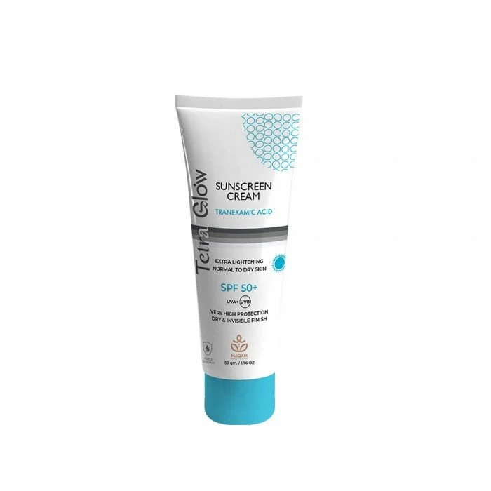 Tetra Glow Sunscreen Cream SPF50+ 50 ML Specially designed for combination to oily skin, Tetra Glow Sunscreen Gel provides high Tetra Glow Sunscreen Cream SPF50+ 50 ML Specially designed for combination to oily skin, Tetra Glow Sunscreen Gel provides high