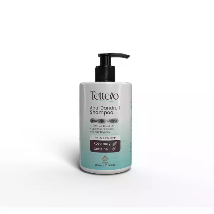 Tettello Anti Dandruff Shampoo 300 ml Say goodbye to dandruff and discomfort with Tettello Anti Dandruff Shampoo, a powerful