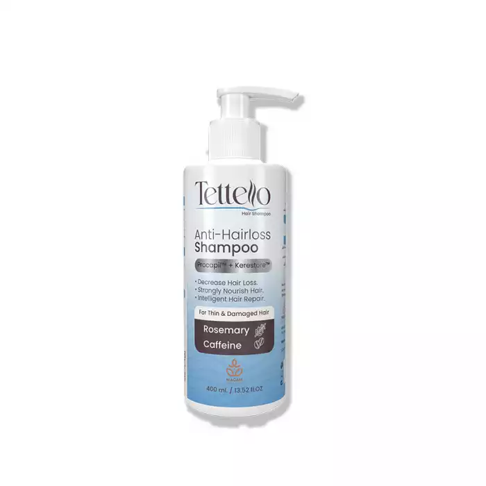 Tettello Anti Hair Loss Shampoo 400 ml Experience stronger, healthier hair with Tettello Anti Hair Loss Shampoo, specially