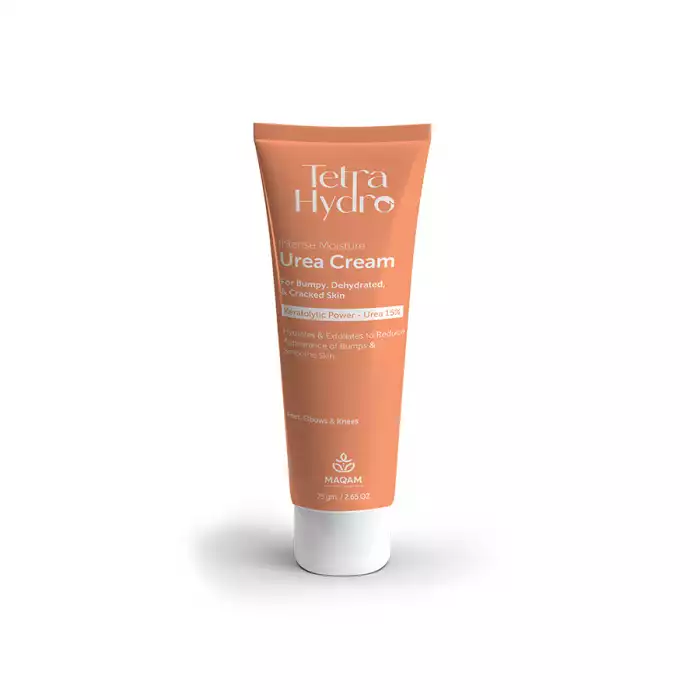 Tetra Hydro Intense Moisture Urea Cream 75 gm An exfoliating and hydrating cream designed for bumpy, dehydrated, and cracked skin. Tetra Hydro Intense Moisture Urea Cream 75 gm An exfoliating and hydrating cream designed for bumpy, dehydrated, and cracked skin.