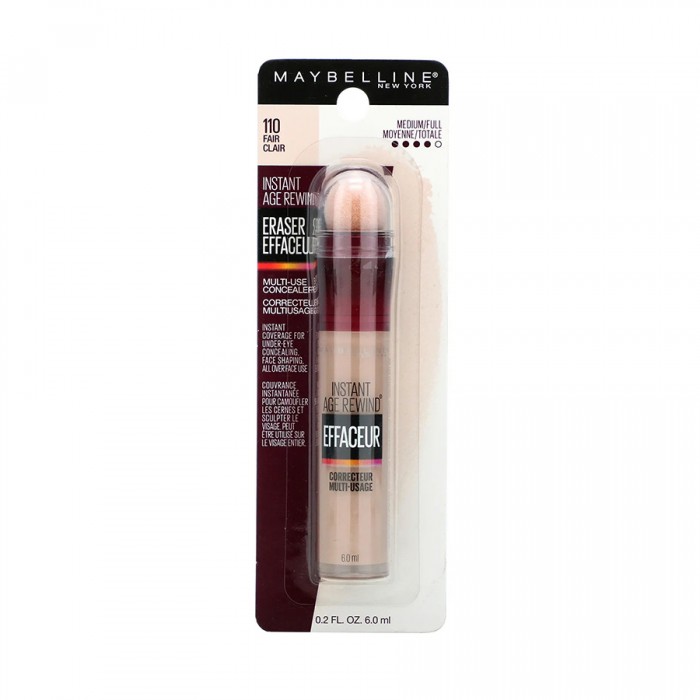 Maybelline Anti-Dark Circles Concealer 110 -Maybelline Instant Age Rewind Concealer: Americas Number 1 Concealer; Erase the look of dark circles, correct the appearance of redness, and brighten the look of dull skin wit | Veela Beauty Maybelline Anti-Dark Circles Concealer 110 -Maybelline Instant Age Rewind Concealer: Americas Number 1 Concealer; Erase the look of dark circles, correct the appearance of redness, and brighten the look of dull skin wit | Veela Beauty