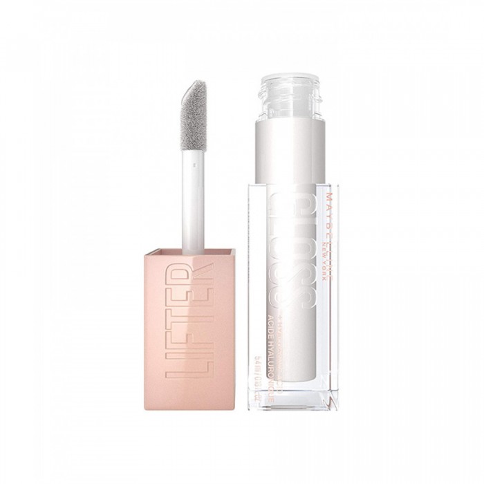 Maybelline Lifter Gloss Pearl 01 with Hylouranic Acid This lip gloss formula with Hyaluronic Acid visibly smoothes lip surface and enhances lip contour, drenching lips with high shine for hydrated, fuller looking lips. N | Veela Beauty Maybelline Lifter Gloss Pearl 01 with Hylouranic Acid |