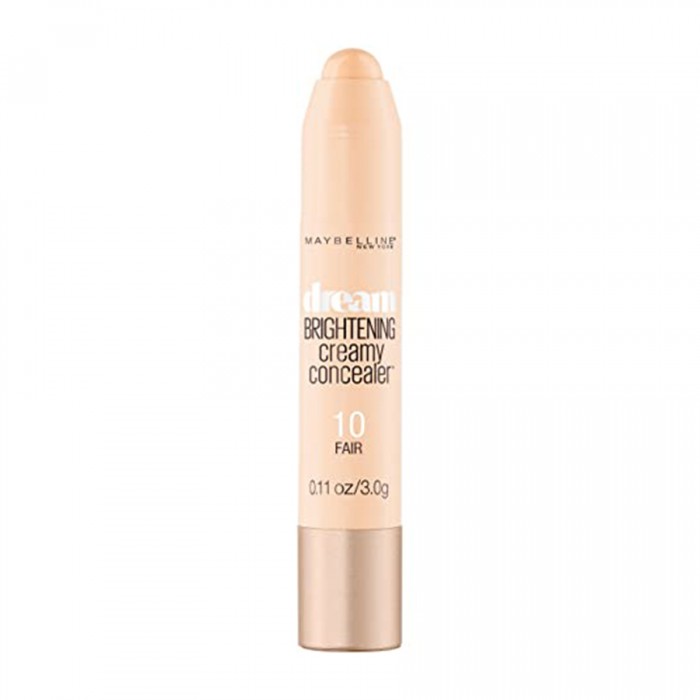 Maybelline Dream Brightening Creamy Concealer Fair
Delivers medium-to-full coverage for a luminous finish.
Creates an even, soft, smooth, flawless and radiant complexion.
Cream concealer formula glides with light-reflect | Veela Beauty Maybelline Dream Brightening Creamy Concealer Fair
Delivers