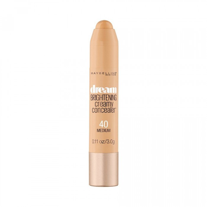 Maybelline Dream Brightening Creamy Concealer Medium 40
Delivers medium-to-full coverage for a luminous finish.
Creates an even, soft, smooth, flawless and radiant complexion.
Cream concealer formula glides with light-re | Veela Beauty Maybelline Dream Brightening Creamy Concealer Medium