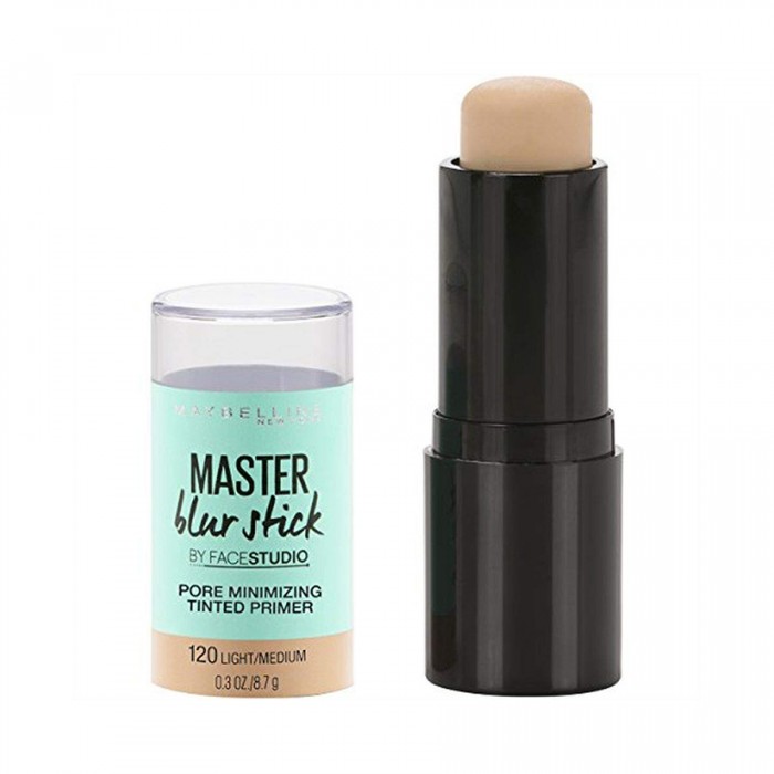 Maybelline Facestudio Master Blur Stick Primer Light / Medium 120Features all the benefits of a foundation makeup primer, but now in an effortless and mess-free stick.Achieve a smooth and seamless starting point for yo | Veela Beauty Maybelline Facestudio Master Blur Stick Primer Light /