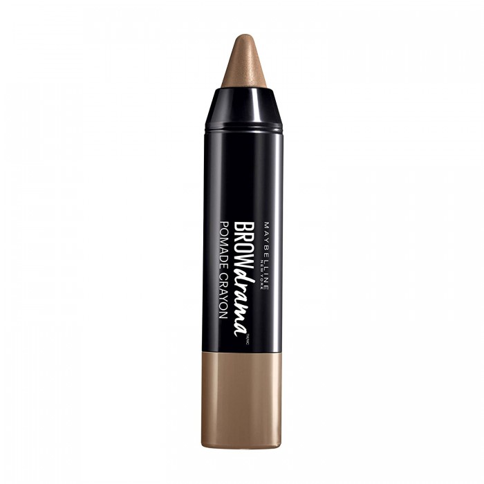Maybelline Brow Drama Pomade Crayon Dark Blond
Define with eyebrow wax pencil and fill with filling powder to finish.
Instantly shapes, defines and fills in sparse areas.
Easy to use retractable format with a spoolie bru | Veela Beauty Maybelline Brow Drama Pomade Crayon Dark Blond
Define with