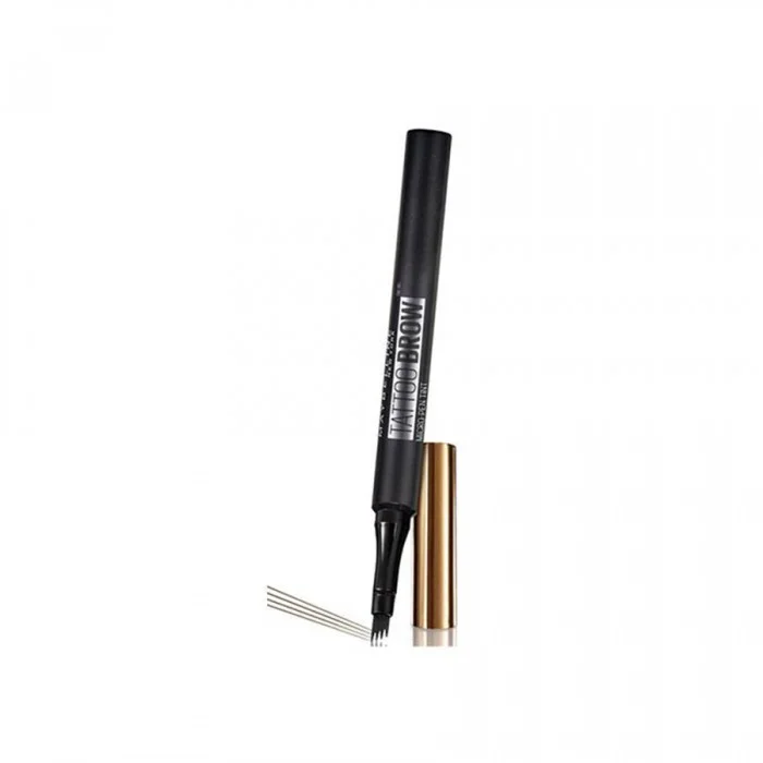 Maybelline Tattoo Brow Pen Medium Brown قل وداعا للفجوات | فييلا بيوتي