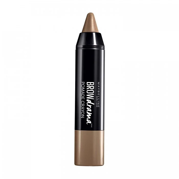 Maybelline Brow Drama Pomade Crayon Dark Blond
Define with eyebrow wax pencil and fill with filling powder to finish.
Instantly shapes, defines and fills in sparse areas.
Easy to use retractable format with a spoolie bru | Veela Beauty Maybelline Brow Drama Pomade Crayon Dark Blond
Define with