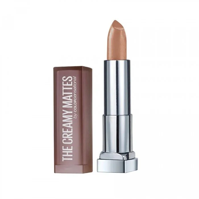 Maybelline Color Sensational Matte Lipstick Nude Embrace 650
Creamy formula confers a burst of colour that moisturizes your lips.
Includes active ingredients which are regenerative in nature.
Highly pigmented formulation | Veela Beauty Maybelline Color Sensational Matte Lipstick Nude Embrace