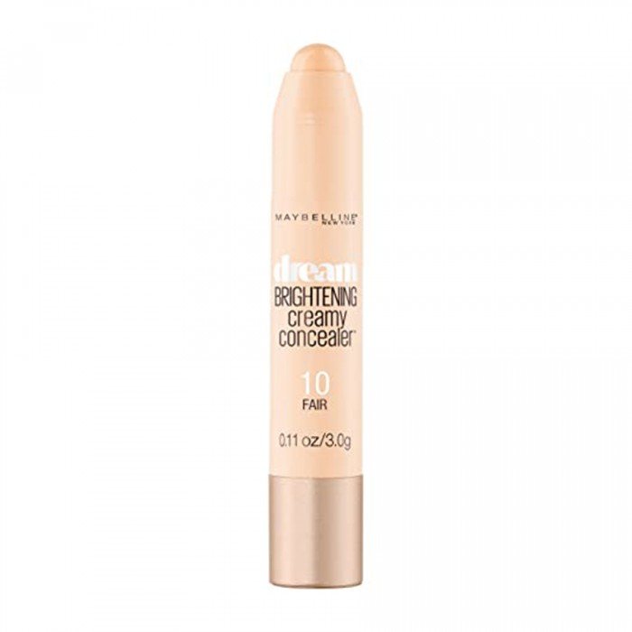 Maybelline Dream Brightening Creamy Concealer Fair
Delivers medium-to-full coverage for a luminous finish.
Creates an even, soft, smooth, flawless and radiant complexion.
Cream concealer formula glides with light-reflect | Veela Beauty Maybelline Dream Brightening Creamy Concealer Fair
Delivers