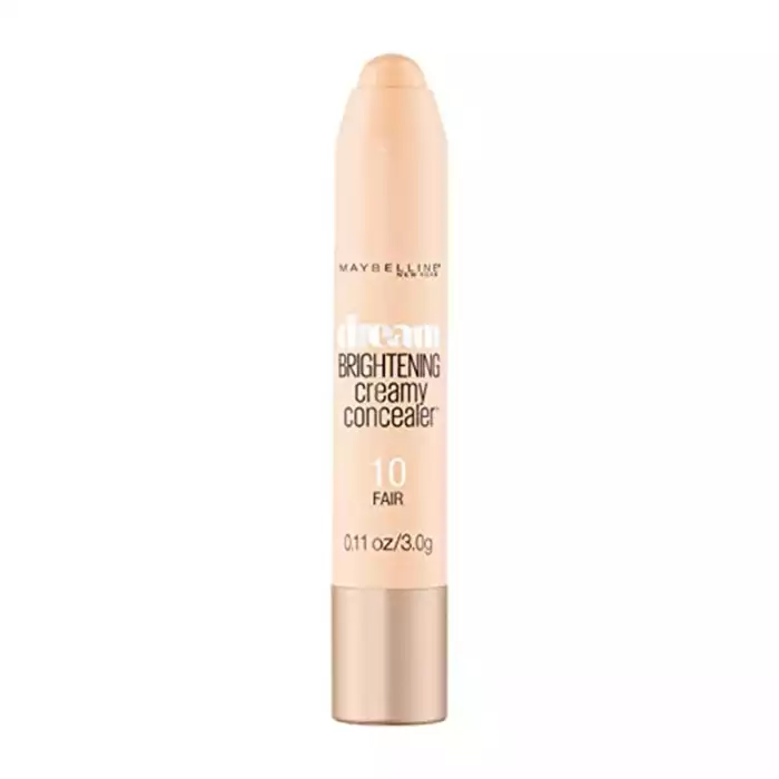 Maybelline Dream Brightening Creamy Concealer Fair
Delivers medium-to-full coverage for a luminous finish.
Creates an even, soft, smooth, flawless and radiant complexion.
Cream concealer formula glides with light-reflect | Veela Beauty Maybelline Dream Brightening Creamy Concealer Fair
Delivers