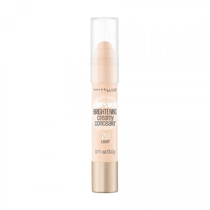 Maybelline Dream Brightening Creamy Concealer Light 20
Delivers medium-to-full coverage for a luminous finish.
Creates an even, soft, smooth, flawless and radiant complexion.
Cream concealer formula glides with light-ref | Veela Beauty Maybelline Dream Brightening Creamy Concealer Light