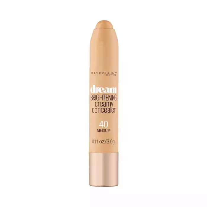 Maybelline Dream Brightening Creamy Concealer Medium 40
Delivers medium-to-full coverage for a luminous finish.
Creates an even, soft, smooth, flawless and radiant complexion.
Cream concealer formula glides with light-re | Veela Beauty Maybelline Dream Brightening Creamy Concealer Medium