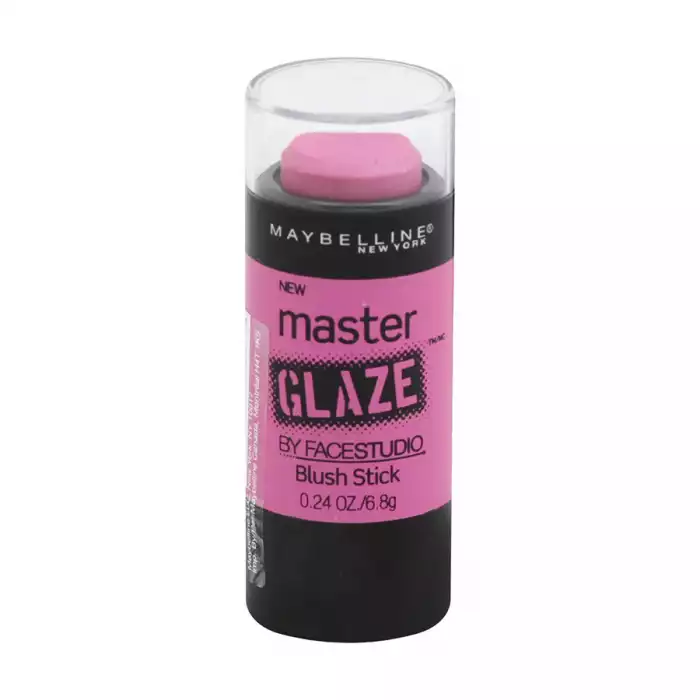 Maybelline Face Studio Master Glaze Glisten Blush Stick Pink Fever 20
Has a feather-light texture that just kisses your skin in a comfortable finish.
Compact enough to fit in your purse or pocket.
Allows your natural ski | Veela Beauty Maybelline Face Studio Master Glaze Glisten Blush Stick