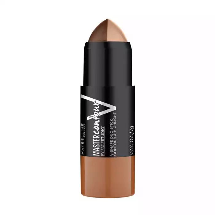 Maybelline Facestudio Master Contour V-Shape Duo Stick 20
Has an instant colour payoff.
Creamy matte formula blends easily to the skin.
Has a feather-light texture that keeps your face smooth.
Creamy matte formula blends | Veela Beauty Maybelline Facestudio Master Contour V-Shape Duo Stick