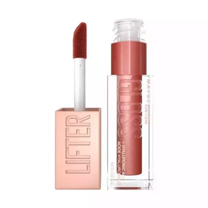 Maybelline Lifter Gloss Rust 016 with hylouranic Acid This lip gloss formula with Hyaluronic Acid visibly smoothes lip surface and enhances lip contour, drenching lips with high shine for hydrated, fuller looking lips. N | Veela Beauty Maybelline Lifter Gloss Rust 016 with hylouranic Acid |