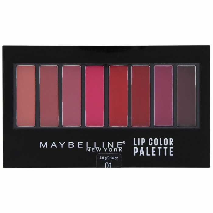 Maybelline Lip Color Palette 01Maybelline 8-Pan Lip Color Palette, eight irresistible shades ranging from nude to wine. Put your inner makeup artist to work and try translucent looks with a touch of color or vibrant on | Veela Beauty Maybelline Lip Color Palette 01
Maybelline 8-Pan Lip Color