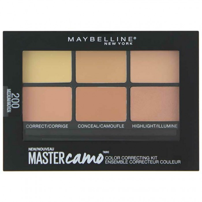 Maybelline Facestudio Master Camo Color Correcting Kit Medium 200
Helps neutralize skin tone issues.
Conceal imperfections and under eye circles, and brighten facial features.
Accentuates your cheekbones to give you the | Veela Beauty Maybelline Facestudio Master Camo Color Correcting Kit