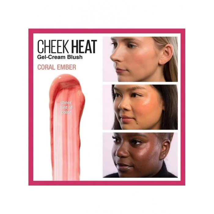 Maybelline Cheek Heat GelCream Blush 30 Coral Ember | Maybelline Cheek Heat GelCream Blush 30 Coral Ember |