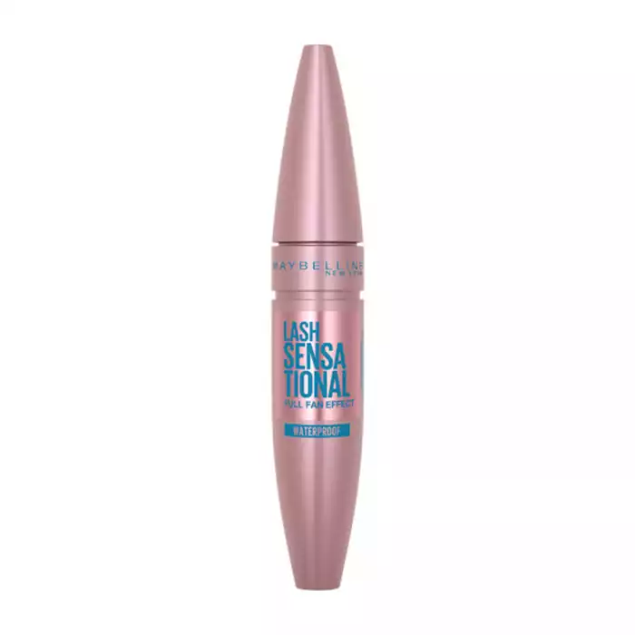 Maybelline Lash Sensational Waterproof Mascara Black -Define your eyes with Lash Sensational Waterproof Mascara from Maybelline , a plump mascara that highlights the lashes. -With an expertly designed collagen formula, | Veela Beauty Maybelline Lash Sensational Waterproof Mascara Black |