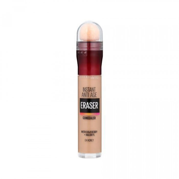 Maybelline Instant Anti Age Eraser Concealer 04 Honey -Instant Anti Age Eraser Concealer Eraser Dark Circles Treatment Concealer makes the eye area appear radiant and refreshed in no time. -This concealer for dark circle | Veela Beauty Maybelline Instant Anti Age Eraser Concealer 04 Honey Face | Veela Beauty