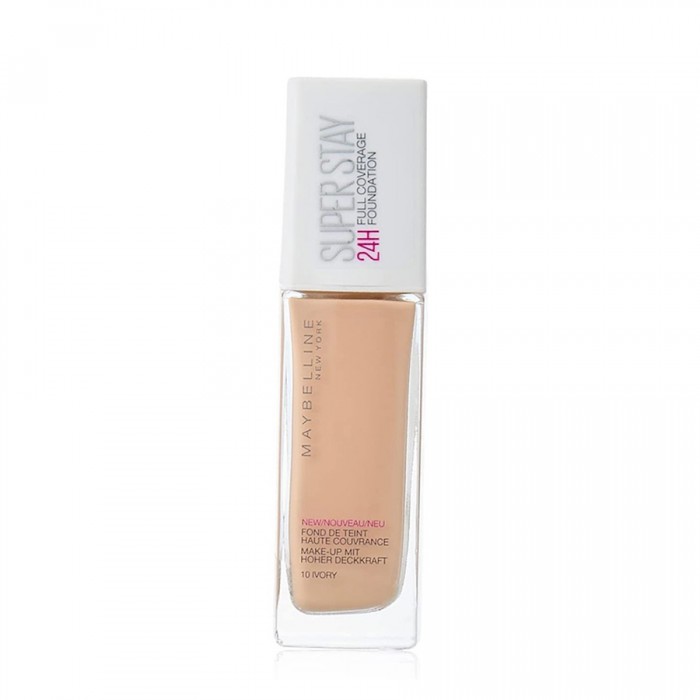 the Maybelline Super Stay® Full Coverage Foundation Makeup delivers 24-hour wear for concentrated coverage and a flawless finish that doesnt fade or shift all day. Saturated color pigments provide an ultra-transforming | Veela Beauty the Maybelline Super Stay® Full Coverage Foundation Makeup