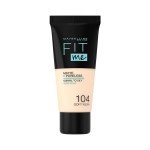 Maybelline Fit Me Matte & Poreless Foundation 104 Soft Ivory