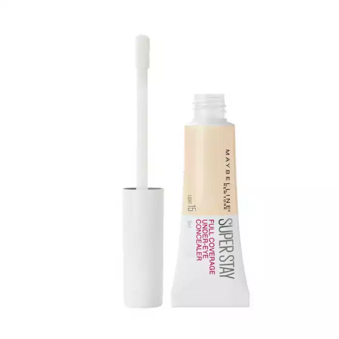 Super Stay® Full Coverage Under-Eye Concealer is a lightweight, full coverage liquid concealer. provides a lasting transformation for the under eye area. This full-coverage, yet lightweight concealer features a precise | Veela Beauty Super Stay® Full Coverage Under-Eye Concealer is a