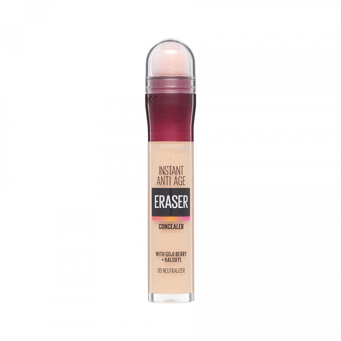 Maybelline Eraser Eye Concealer 06 Neutralizer -Instant Anti Age Eraser Concealer Eraser Dark Circles Treatment Concealer makes the eye area appear radiant and refreshed in no time. -This concealer for dark circles and f | Veela Beauty Maybelline Eraser Eye Concealer 06 Neutralizer -Instant Anti Age Eraser Concealer Eraser Dark Circles Treatment Concealer makes the eye area appear radiant and refreshed in no time. -This concealer for dark circles and f | Veela Beauty