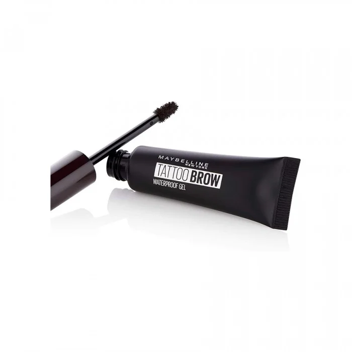 Maybelline Tattoo Brow Gel Waterproof Black Brown 07 -Long-lasting, ultra-resistant, waterproof, and smudge-proof for a fuller, natural-looking brow definition. -Brow tattoo waterproof eyebrow gel prevents any transfer, | Veela Beauty Maybelline Tattoo Brow Gel Waterproof Black Brown 07 |