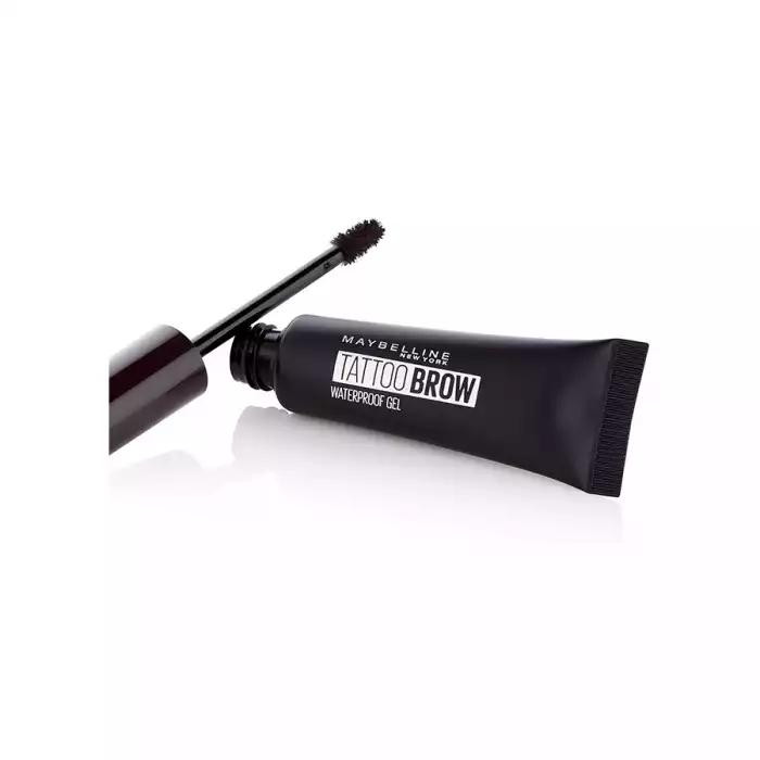 Maybelline Tattoo Brow Gel Waterproof Black Brown 07 -Long-lasting, ultra-resistant, waterproof, and smudge-proof for a fuller, natural-looking brow definition. -Brow tattoo waterproof eyebrow gel prevents any transfer, | Veela Beauty Maybelline Tattoo Brow Gel Waterproof Black Brown 07 |