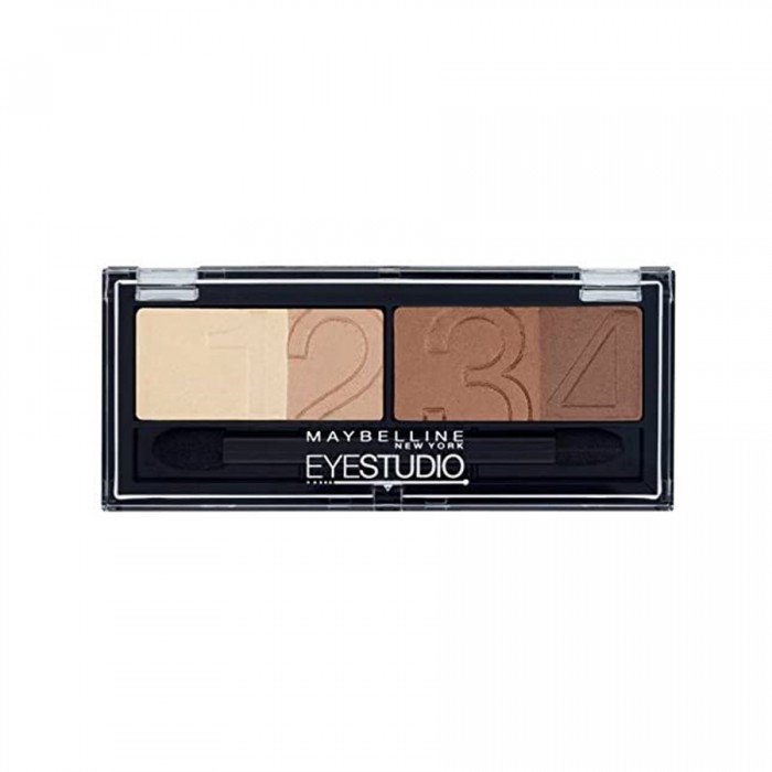 The Maybelline Eyestudio Natural Impact Quad makeup palette brings a romantic note to your makeup. You get a fantastic look, with a natural finish during the day, or a glam one for maximum impact, in the evening. Vibra | Veela Beauty The Maybelline Eyestudio Natural Impact Quad makeup palette