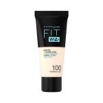 Maybelline Fit Me Matte & Poreless Foundation 100 Warm Ivory